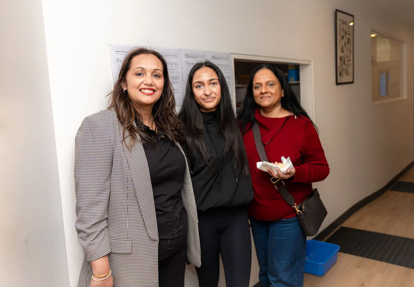 Guests in the hallway, at the YoMy Sunshine grand opening in Dandenong North