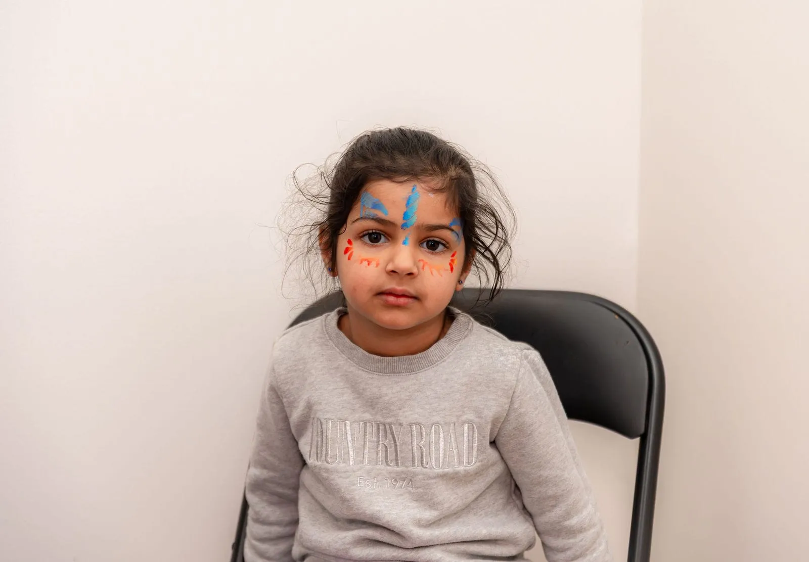 Face painting fun, at the YoMy Sunshine grand opening in Dandenong North