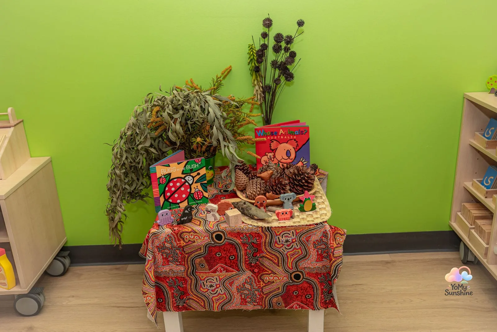 Our cultural display table, at the YoMy Sunshine grand opening in Dandenong North