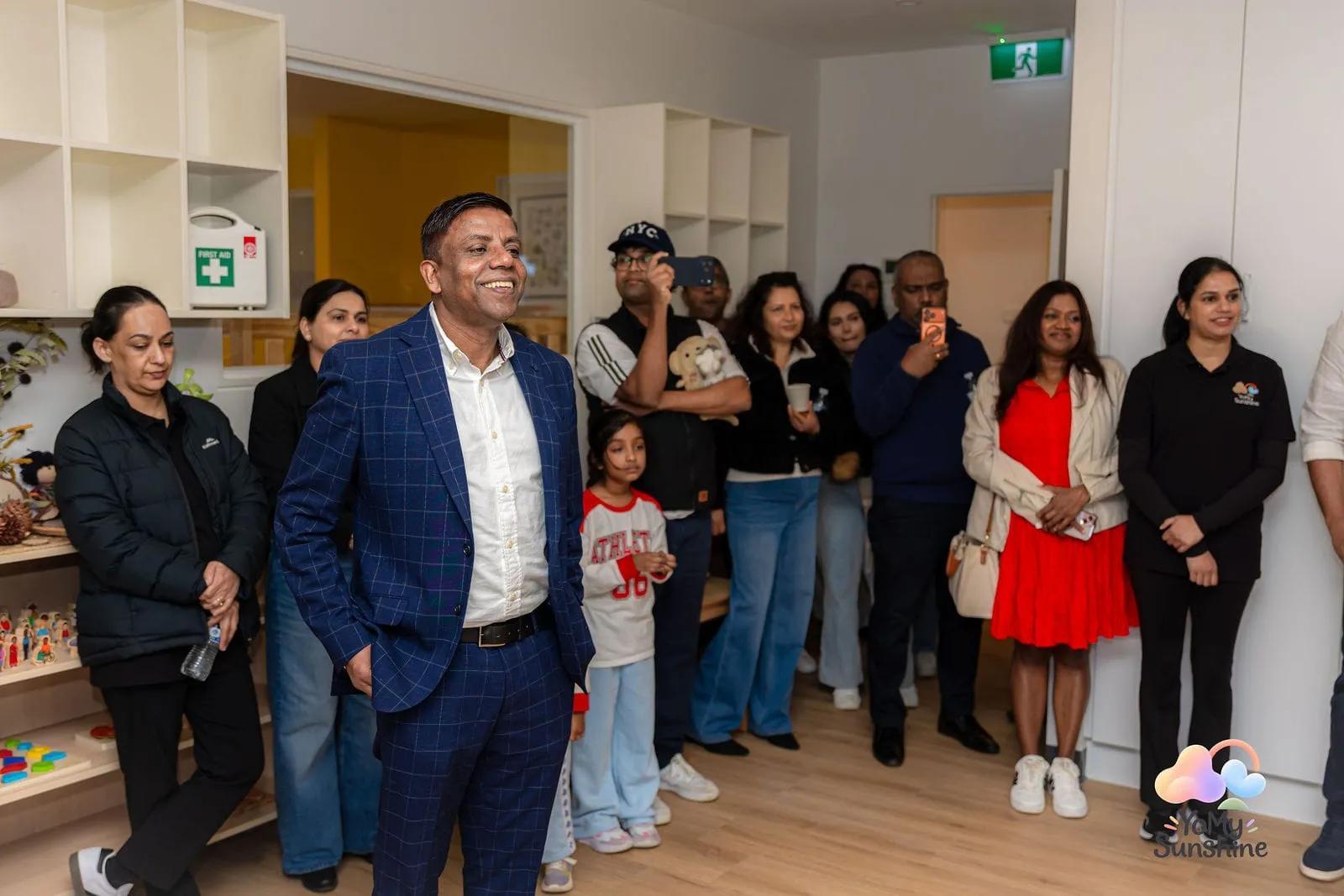 Families gathered for the official opening, at the YoMy Sunshine grand opening in Dandenong North