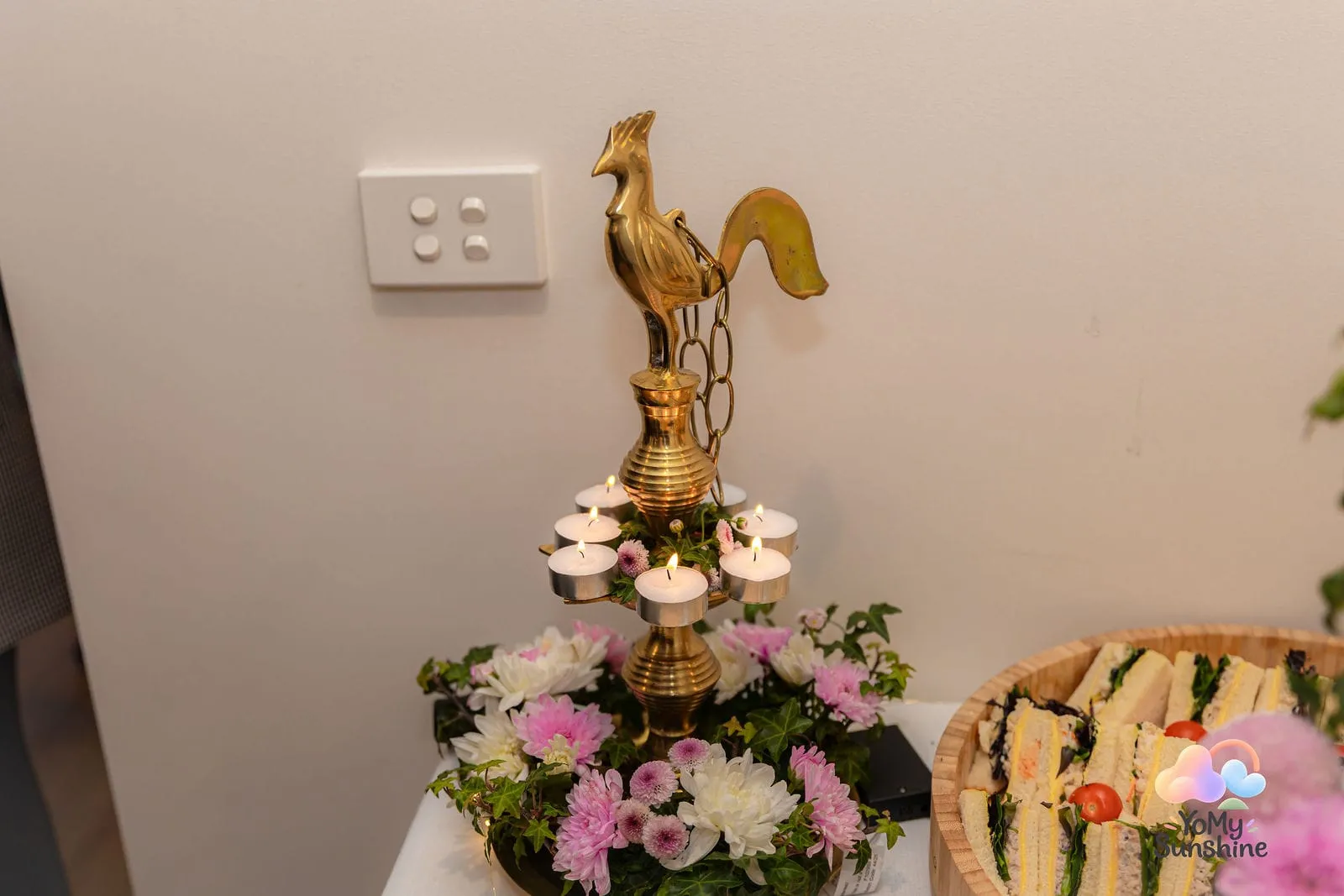 A traditional good luck lamp, at the YoMy Sunshine grand opening in Dandenong North