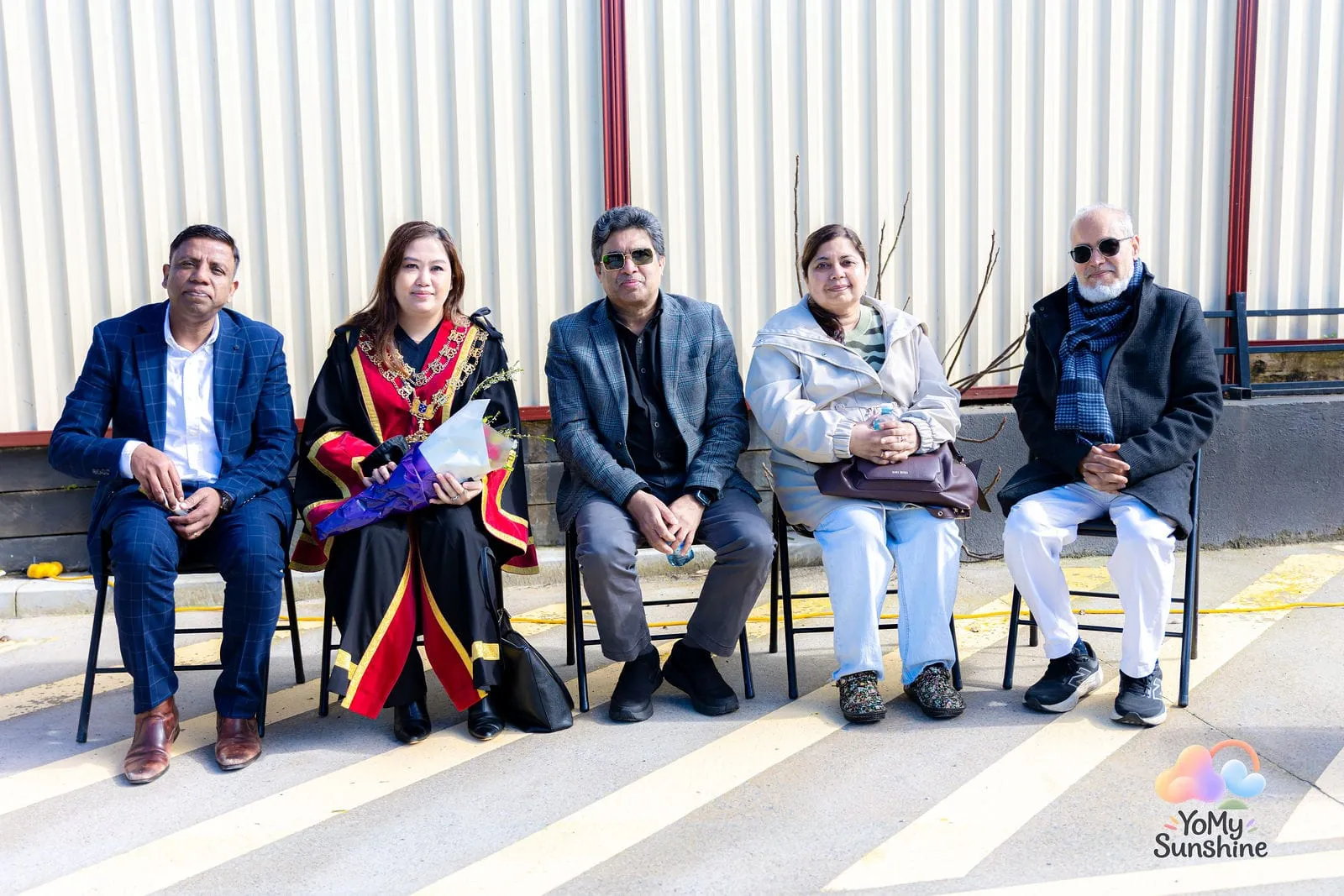 Guests enjoying the celebrations outside, at the YoMy Sunshine grand opening in Dandenong North