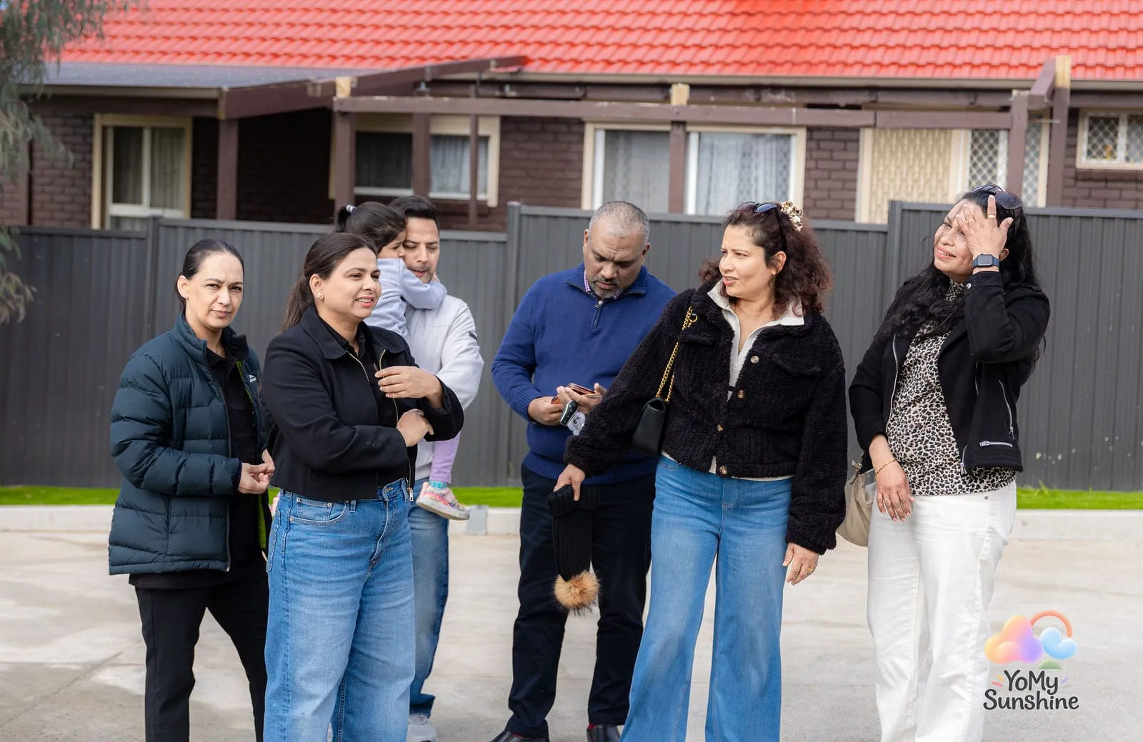 Families at the opening, at the YoMy Sunshine grand opening in Dandenong North