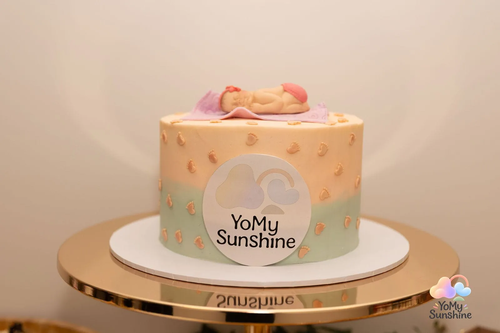 Our YoMy Sunshine opening cake, at the YoMy Sunshine grand opening in Dandenong North