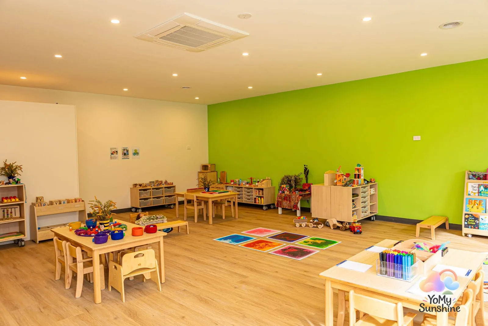 The green learning room, at the YoMy Sunshine grand opening in Dandenong North